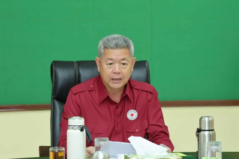 កិច្ចប្រជុំវិសាមញ្ញលើកទី៣ របស់គណៈកម្មាធិការសាខាកាកទក្រហមកម្ពុជាខេត្តកណ្តាល